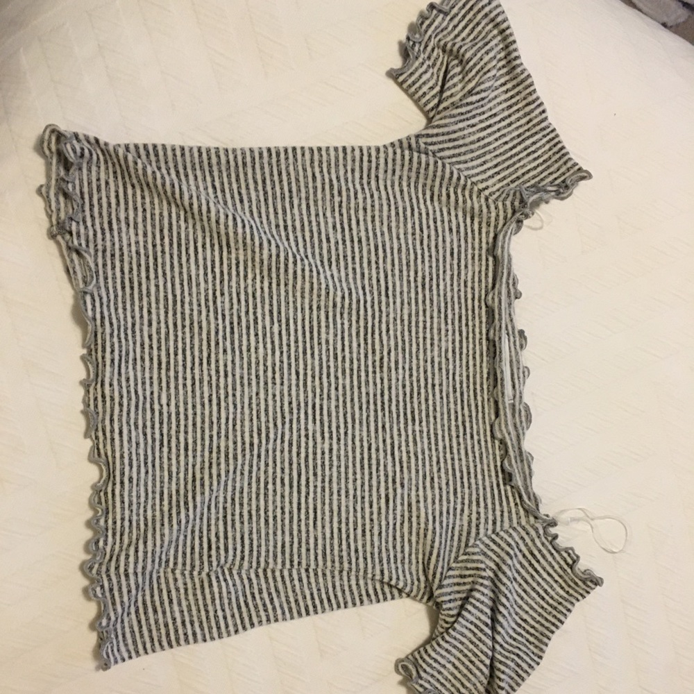 off the shoulder shirt